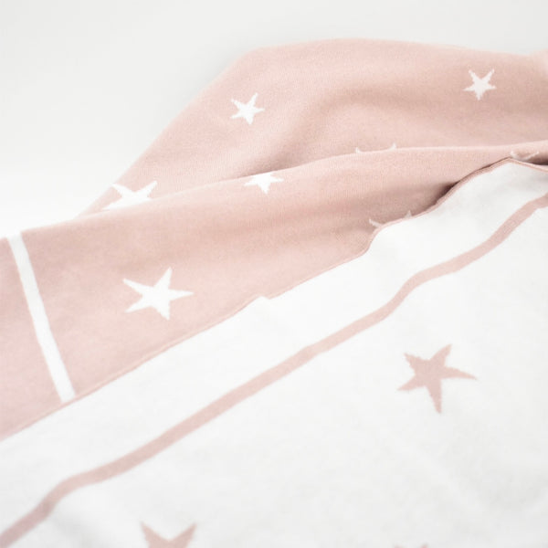 Cobija estrellas rosa, personalizada