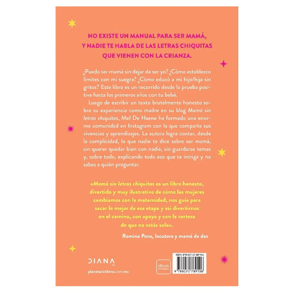 Libro Mamá sin letras chiquitas