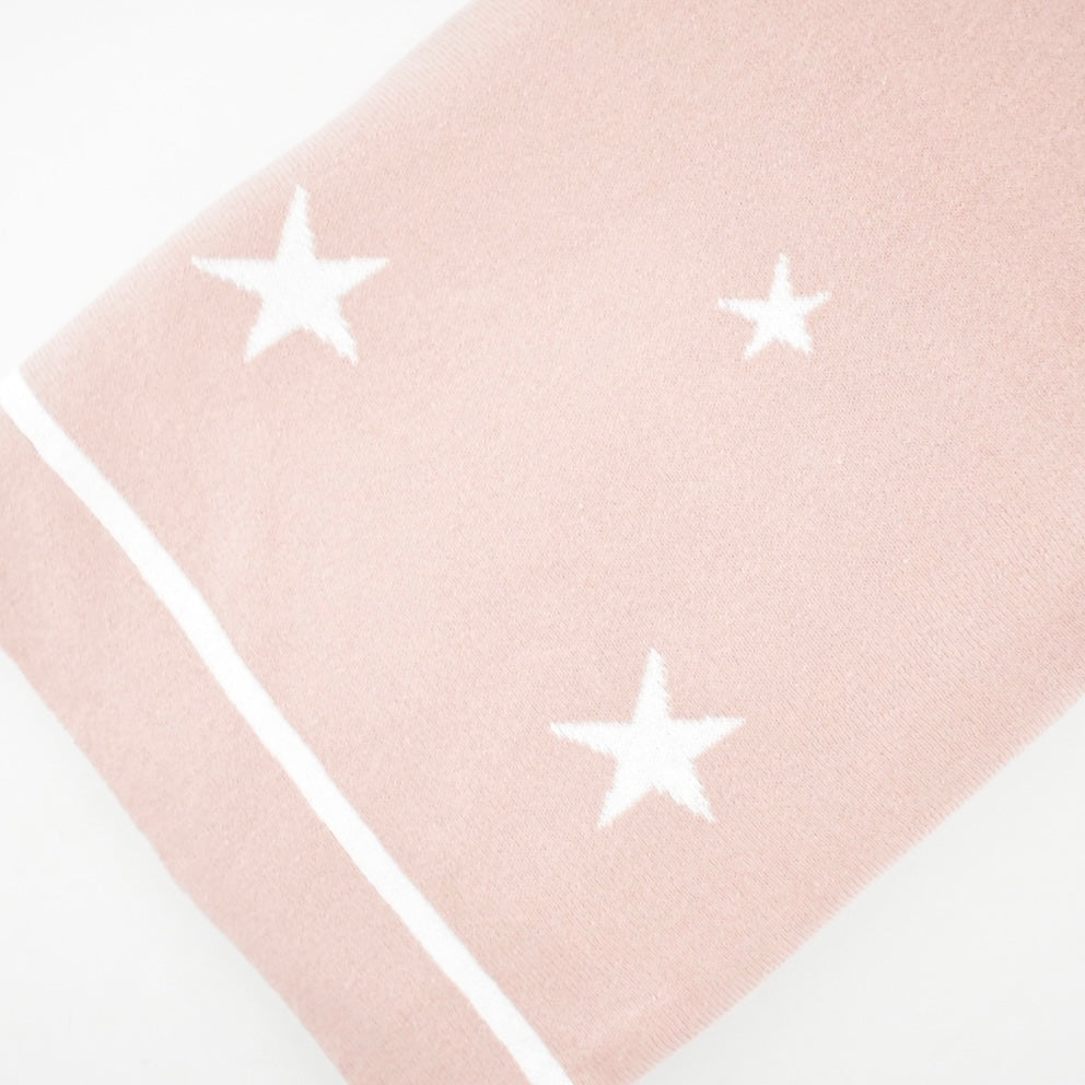 Cobija estrellas rosa, personalizada